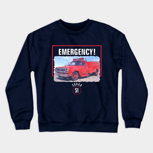 Emergency TV Show Crewneck Sweatshirt by Neicey